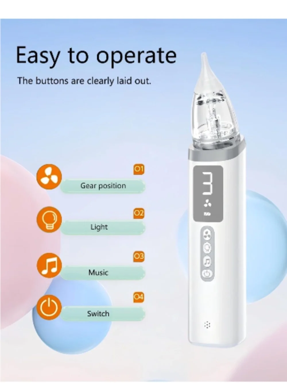 Baby Nasal Aspirator Rechargeable